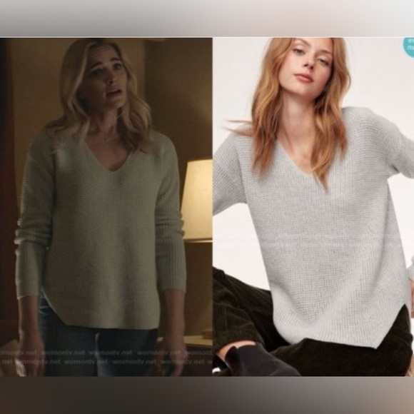 Wilfred Free Vneck Knit Sweater 100% wool - Picture 11 of 11